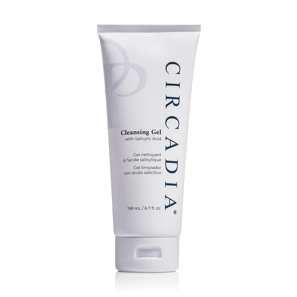 Cleansing Gel with Salicylic Acid bottle, acne-fighting facial cleanser at SkinCart Ke